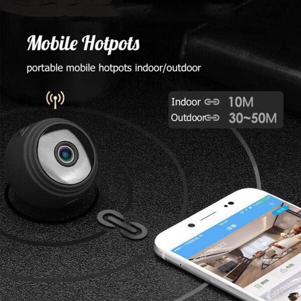 Mini Caméra A9 - Votre Œil Inconnu pour des Enregistrements Discrets et Puissants – Image 9