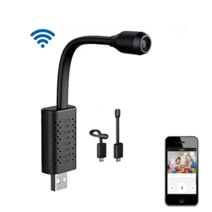 Mini caméra U21 WiFi USB avec câble flexible