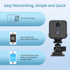 Mini caméra Ubox 3MP WiFi / 4G avec batterie 3000 mAh Image de plantation