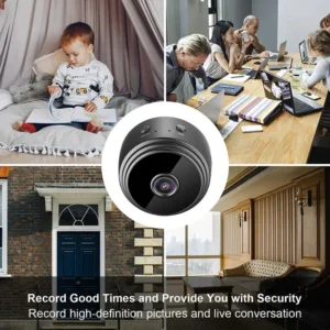 Mini Caméra A9 WiFi – Surveillance discrète HD avec vision nocturne et aimant Hover Image